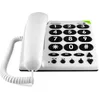Image de Doro PhoneEasy 311c Téléphone Filaire pour Seniors avec Grandes Touches contractées,Sonnerie Lumineuse, Numérotation Abrégée et Compatible avec Appareils Auditifs [Version Française]