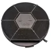 Image de Filtre charbon rond type 28 CHF28/1 (à l'unité) 240X34 mm Hotte 480181701006, 481281718525 WHIRLPOOL Hotte 480181701006, 481281718525 WHIRLPOOL