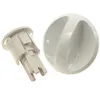Image de Bouton programmateur blanc long pour Lave-linge Arthur martin