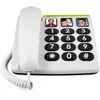 Image de Doro PhoneEasy 331ph Téléphone Fixe pour Seniors avec GrandesTouches, Numérotation Abrégée et Compatible avec Appareils Auditifs [Version Française]