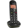 Image de Doro PhoneEasy 100w Téléphone sans Fil DECT pour Seniors avec Grandes Touches et Son Amplifié (Noir X 1) [Version Française]