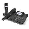 Image de Doro Comfort 4005 téléphone Filaire + téléphone DECT sans Fil avec Répondeur (Noir) [Version Française]