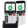 Image de Doro - Leva X10- Téléphone Portable Senior- Téléphone 4G Débloqué- 4 Numéros Pré-Enregistrés- Touche d'Assistance avec GPS- Minuterie de Sécurité- SMS Uniquement -Blanc