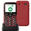Image de Doro - Téléphone Leva E10 - Téléphone Portable pour Personnes âgées - Écran Horizontal 2,4", Touches Contraste élevé, Son Fort et Clair, HD Voice, Appareil Photo, Bouton sécurisé - Base de Charge