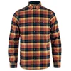 Image de Fjallraven Singi Heavy Flannel Shirt, Feuille d'automne-Bleu Marine foncé, L Homme