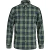 Image de Fjallraven 87208-555-614 Övik Travel Shirt LS M Shirt Homme Dark Navy-Patina Green Taille XXL