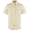 Image de Fjallraven 87039-113 Övik Travel Shirt SS M Shirt Homme Chalk White Taille XL