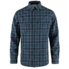 Image de Fjallraven Övik Travel Shirt LS, Bleu Indigo-Bleu Marine foncé, XXL Homme