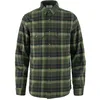 Image de Fjällräven Singi Heavy Flannel Shirt, Noir/forêt Profonde, XXL Hommes