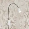 Image de Markslöjd Applique LED Tulip avec câble et prise, blanche