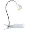 Image de Markslöjd Lampe à pince LED Tulip, blanche