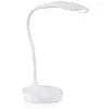 Image de Lampe de Bureau LED avec Port USB, Blanc