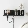 Image de Markslöjd Applique murale Multi, noir, fer, prise de charge USB