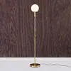 Image de Markslöjd Lampe sur pied Minna, laiton, verre, fer, hauteur 145 cm