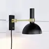 Image de Markslöjd Applique Larry avec variateur d'intensité, laiton