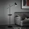Image de Markslöjd Lampadaire Linear avec chargeur USB, noir