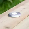 Image de Markslöjd Garden 24 Decklight, argent, éclairage vers le haut, 0,8 W
