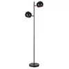Image de Markslojd Lampadaire EDGAR Noir 2 ampoules