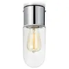 Image de ZEN-Plafonnier de salle de bain Métal/Verre H26m Chrome Transparent Markslöjd