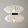 Image de Markslöjd Suspension Daburu avec abat-jour en tissu
