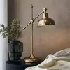 Image de Markslöjd Lampe à poser Grimstad, laiton antique, fer, hauteur 56cm