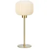 Image de Markslojd SOBER Sober Lampe de Table Small 1 Globe Light Laiton Brossé, Blanc