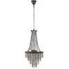 Image de Markslöjd ALLINGTON Chandelier 3 L Noir Crome/fumé