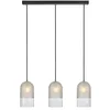 Image de Markslojd COPE Barre de suspension au plafond Cope 3 lumières satinée, transparent, noir