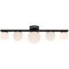 Image de Markslöjd Plafonnier bain Puro noir à 5 lampes verre