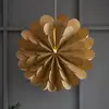 Image de Markslöjd Étoile suspendue Maravilla, dorée Ø 60 cm