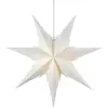 Image de Markslöjd Étoile déco Daria, blanche Ø 60 cm