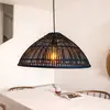 Image de Markslöjd Suspension Capello en bambou, noir