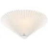 Image de Markslöjd Plafonnier Plisado, blanc, Ø 42 cm