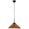Image de Markslöjd Suspension Plisado avec abat-jour plissé, gris