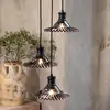 Image de Markslöjd Suspension Novia, noir, verre fumé, 3 lampes, Ø 22 cm