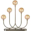 Image de Markslöjd Bougeoir Enys, laiton antique, fer/verre, à 5 lampes, LED