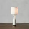 Image de Markslöjd Lampe à poser Birillo, blanc, textile/céramique, E14