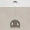 Image de Markslöjd Suspension Pop, Ø 28 cm, grège, métal