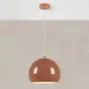 Image de Markslöjd Suspension Pop, Ø 28 cm, marron, métal