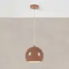 Image de Markslöjd Suspension Pop, Ø 20 cm, marron, métal