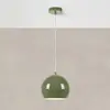 Image de Markslöjd Suspension Pop, Ø 20 cm, vert, métal