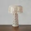 Image de Markslöjd Lampe à poser Verbera, grège, hauteur 38 cm, métal