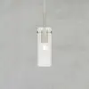 Image de Markslöjd Suspension Tibia, fiche, transparent/nickelé, Ø 7 cm