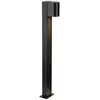 Image de Markslöjd Bornes lumineuses LED Alor, noires, IP65, hauteur 75 cm, à intensité variable