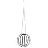 Image de Markslöjd Suspension solaire LED Kivo, Ø 37 cm, noir, IP44, à intensité variable