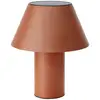 Image de Markslöjd Lampe de table LED solaire Vivo, marron, IP44, hauteur 30 cm, à intensité