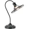 Image de Markslöjd Lampe à poser Nova, noir, verre fumé, hauteur 41,5 cm, E27