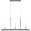 Image de Markslöjd Suspension LED Dining, nickel, fer, longueur 82 cm, à intensité variable