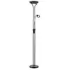 Image de Markslöjd Lampadaire à éclairage indirect LED Modu, noir, lampe de lecture, hauteur 180