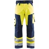 Image de Blakläder Pantalon de signalisation, jaune / bleu marine, Taille de confection DE: 52